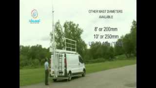 Universal Fast Mast System  Vehicle Mounted Mast  Total Mast Solutions [upl. by Fairfax490]