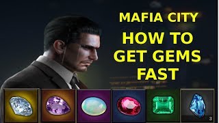 Mafia City  How to Get Gems Fast Including golden gems [upl. by Issi]