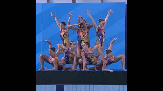 Portugal  Team Technical Final  Onland Performance  European Artistic Swimming Championship 2023 [upl. by Nyllewell]