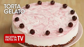 TORTA GELATO ALLAMARENA di Benedetta Rossi  Ricetta TV Fatto in Casa per Voi [upl. by Azarcon]