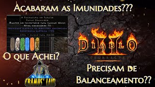 Diablo 2 Ressurrected D2R  PTR 25  Charms que quebram imunidades O que são e como melhorar [upl. by Cuyler877]