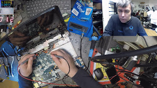 Packard bell easynote laptop no power  motherboard repair [upl. by Eelymmij892]