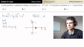 Zadanie 19  Matura próbna 23 listopad 2011 [upl. by Nylyram]