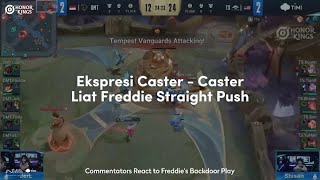 🎙️ Commentators React to Freddies Backdoor Play 🎙️ [upl. by Nets]