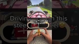 Driving F1 with this steering wheel🤩 f1 gaming steeringwheel controller racinggames [upl. by Nicodemus]