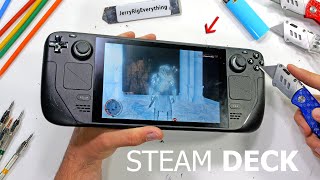 Steam Deck Durability Test  Is the Upgraded Glass Worth it [upl. by Rehsa]