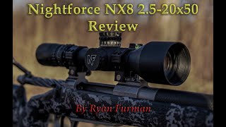 Nightforce 2520x50 NX8 review [upl. by Kenaz]