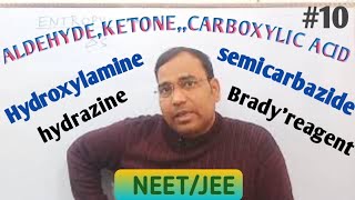 L10 addition of ammonia amp ammonia derivativeUrotropinebradys reagentNEETJEE12thby Zeya Sir [upl. by Ylecara]