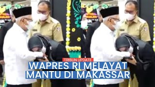 Wapres KH Maruf Amin Tiba di Makassar Hibur Putrinya Mantu Rapsel Ali Dimakamkan di TMP [upl. by Yllod701]