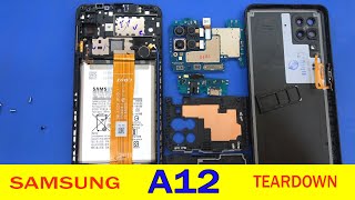 Samsung Galaxy A12 Disassembly Teardown RepairA125F [upl. by Lebar]