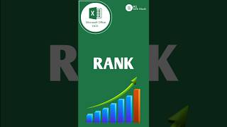 RANK  STUDENT RANKING  EXCEL RANK FORMULA excel exceltips [upl. by Ynetsed]