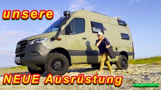 Neues Wohnmobilzubehör für den schönsten Kastenwagen der Welt😍4x4 Allrad Mercedes Sprinter [upl. by Nalepka]