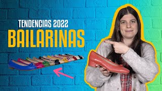 TENDENCIAS BAILARINA  Zapatos planos de moda 2022 [upl. by Drofniw]