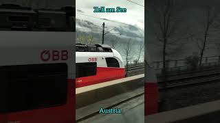 Cityjet vs Car Travel trough the city of Zell am See  Austria [upl. by Suzanna]