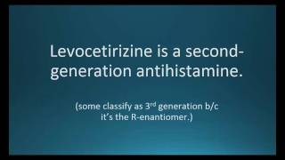 How to pronounce levocetirizine Xyzal Memorizing Pharmacology Flashcard [upl. by Darrick]