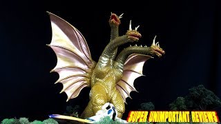 Bandai Vinyl Grand King Ghidorah  Rebirth Of Mothra 3 Figure Review [upl. by Patterson944]