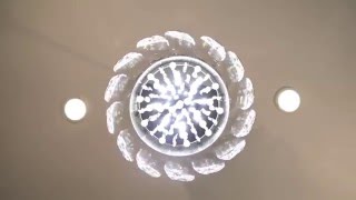 Fanzart  Venetian  Fandelier Crystal Ceiling Fan [upl. by Hittel852]