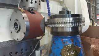 CJMT gear hobbing machine YK3150 [upl. by Ernesto]