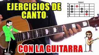 Ejercicios de Vocalización y Afinación con GUITARRA Para Cantar Mejor [upl. by Anaicul]