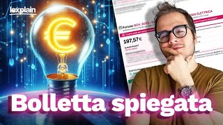 BOLLETTA luce💡come si legge così potrai spendere MENO SOLDI 💸 [upl. by Yrtnahc]