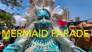 Mermaid Parade Video 2  Coney Island Boardwalk  Brooklyn New York City  June 22 2024 [upl. by Eelah]