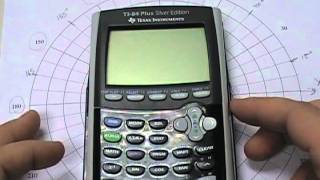 Graphing a polar equation on polar graph paper and a graphing calculator [upl. by Edy]