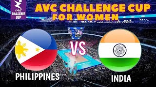 ALAS PILIPINAS vs INDIA AVC CHALLENGE CUP 2024 LIVE SCOREBOARD [upl. by Oirtemed]