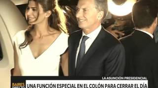 Macri presidente la gala en el Colón – Telefe Noticias [upl. by Erland]