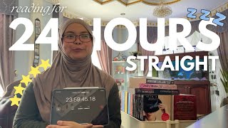 reading for 24 hours straight ⏳… reading vlog [upl. by Lemire]