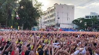 Shivers at the Feast of Black Nazarene 2020  Crowd singing Ama Namin [upl. by Pacifa]