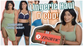 Lingerie Basics for D cup girls Zivame Lingerie Haul [upl. by Terces]