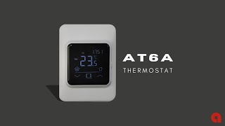 Set Up Guide Amuheat AT6A Thermostat [upl. by Lucian52]