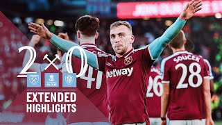 EXTENDED FA CUP HIGHLIGHTS  WEST HAM UNITED 20 LEEDS UNITED [upl. by Leaper]