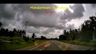 Mandarmani to Kolkata by Car Part 1  Dashcam POV [upl. by Medeah829]