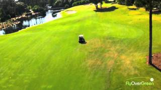 Sandestin Golf Club  drone aerial video  Raven  Hole18 [upl. by Cavan]