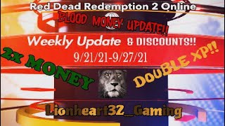 Rdr2 Online Weekly Update 921927 DOUBLE MONEY amp XP FREE CAPITALE [upl. by Phineas753]