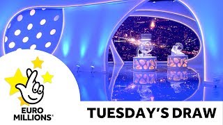 The National Lottery ‘EuroMillions’ draw results from Tuesday 7th January 2020 [upl. by Ronni]