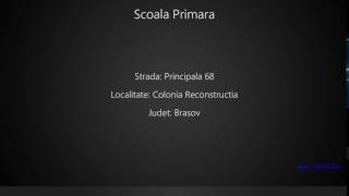 Scoala Primara Colonia Reconstructia [upl. by Licna]