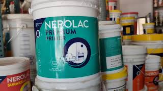 Nerolac premium primer Nerolac popular primer both are interior primer नैरोलैक इंटीरियर प्राइमर । [upl. by Sajovich898]