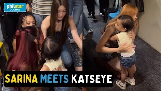 Sarina Hilario meets KPop girl group KATSEYE [upl. by Blim]