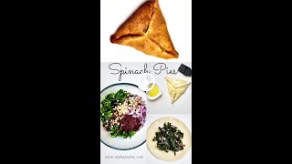 Spinach Fatayer Lebanese Spinach Pie [upl. by Eveivenej909]