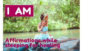 HEAL while you SLEEP ★Deep Body Healing Manifest Cell Repair amp Pain Relief Healing Sleep meditation [upl. by Notnirb381]