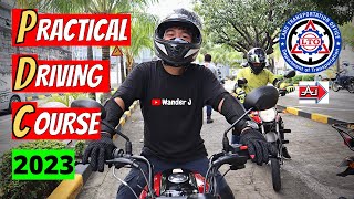 LTO PRACTICAL DRIVING COURSE PDC for MOTORCYCLE  ACTUAL DRIVING COURSE amp FULL GUIDE  Wander J [upl. by Christianson]