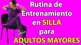 Rutina de Entrenamiento en SILLA para ADULTOS MAYORES [upl. by Ventura]