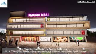 Mini Shopping Mall Design and Planning commercial architects in india [upl. by Armmat19]