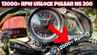 Racing CDI for all Motorcycles RPM lock removed 12000 Rpm  Pulsar Ns 200 [upl. by Einittirb]