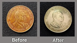 How to Polish a Brass Coin [upl. by Notgnillew]