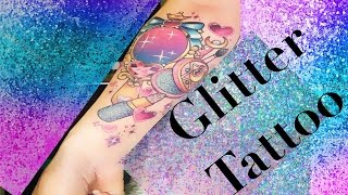 Mi ultimo TATTOO con Glitter  Con Laura Anunnaki  los tattoo no se roban [upl. by Cuttler]