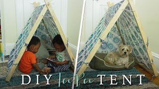 How to Make a TeePee Tent [upl. by Nevaeh17]