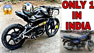 Honda CBF125 Stunner Hardcore Modification  Only 1 In India  Aamirs Lifestyle [upl. by Grados]